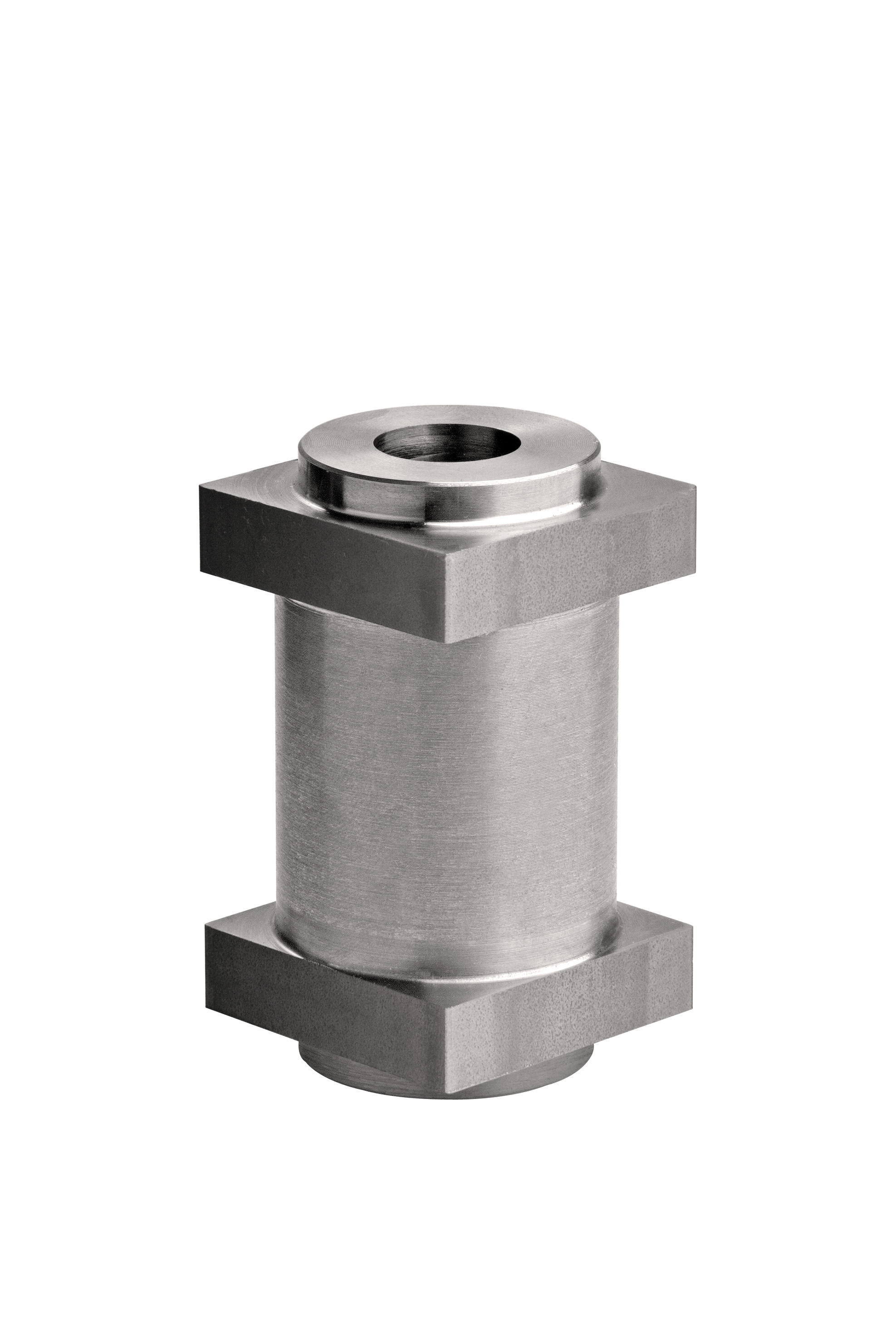 PIVOT ABERTO C/ BASE QUADRADA P/ DOBRADIÇAS Ø35 35x35x3