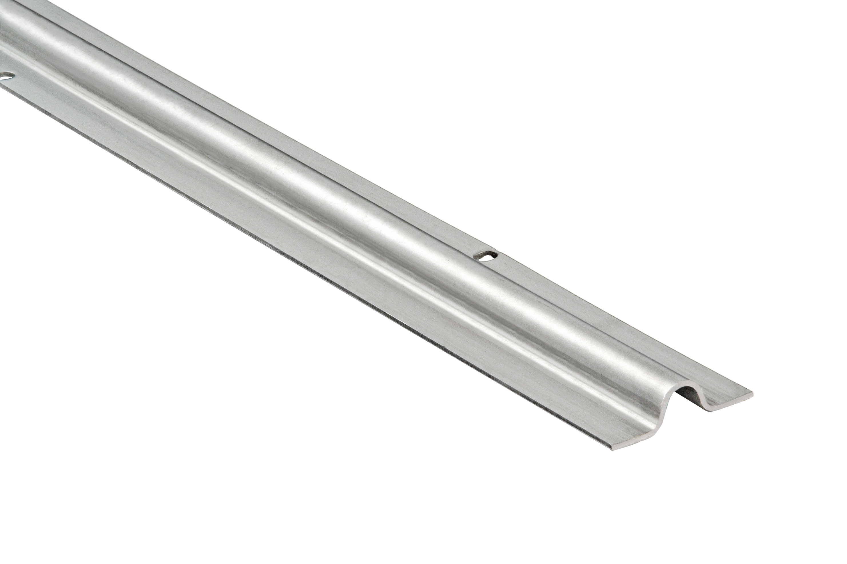 TRILHO DE FIXAÇÃO DIRETA INOX,  RODA 19mm, 6000mm