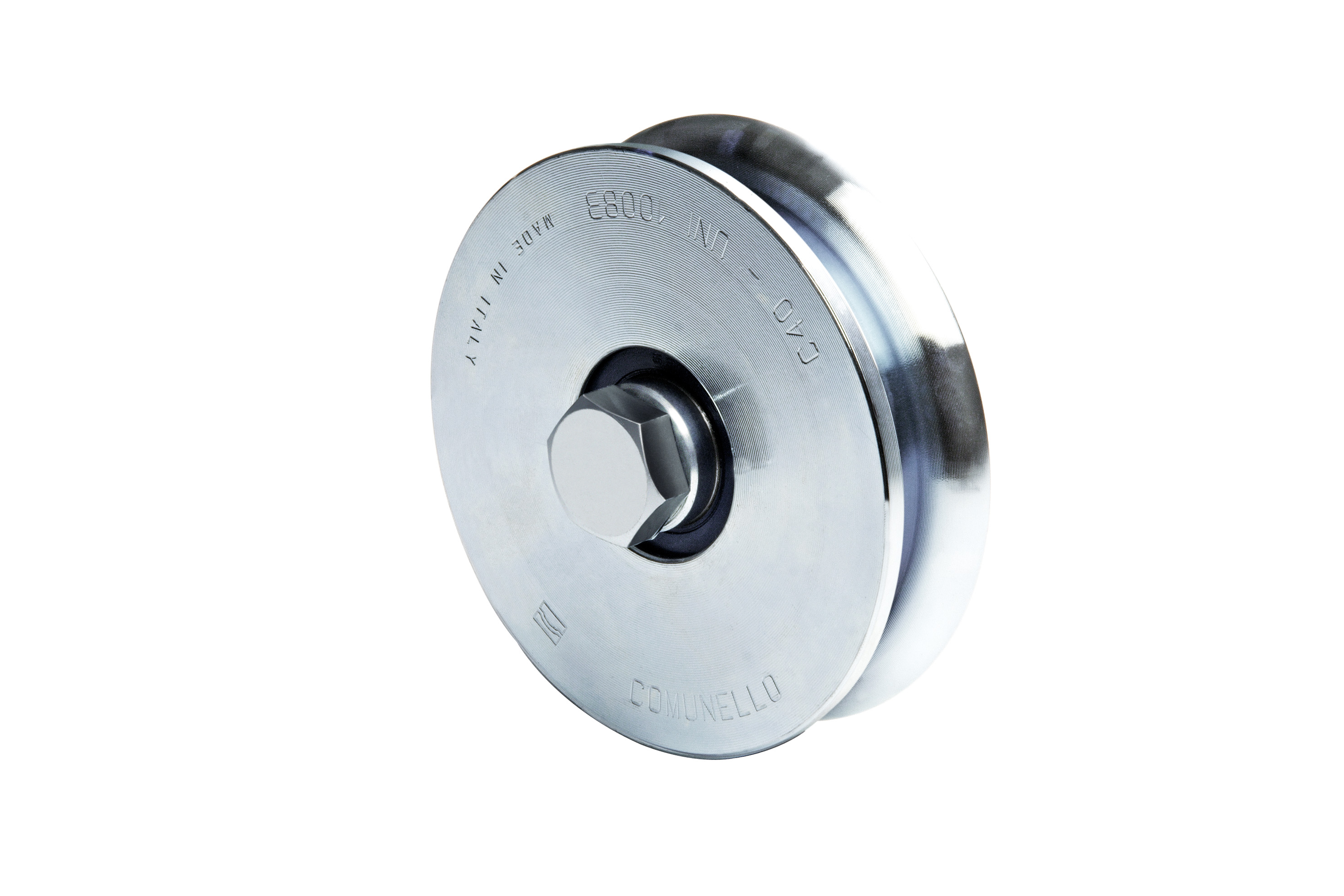 RODA C/ 2 ROLAMENTOS CANAL EM Y  C/ENCAIXE Ø78
