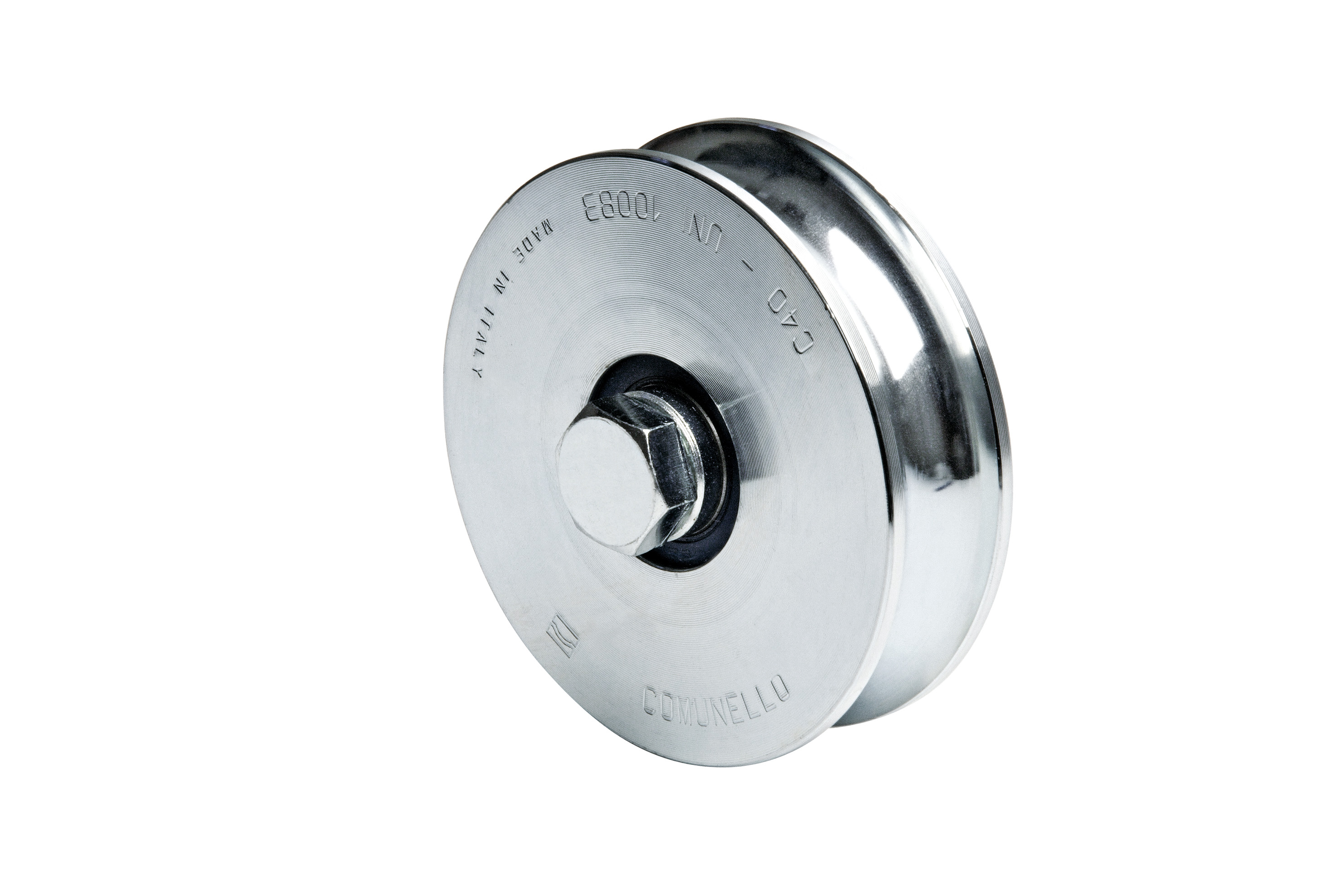 RODA 2 ROLAMENTOS SEMI REDONDA Ø98