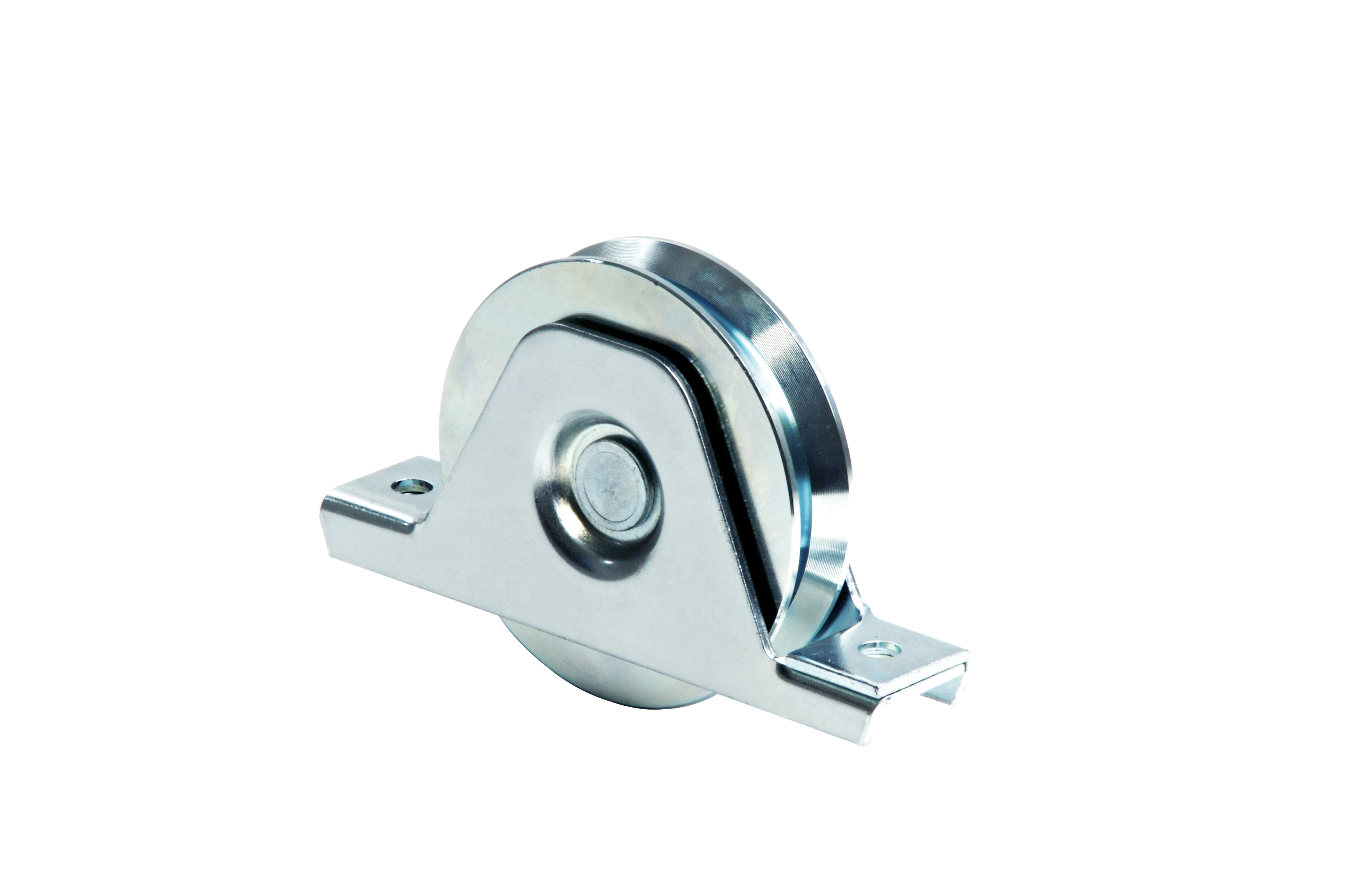 RODA COM SUPORTE INTERIOR, 1 ROLAMENTO, CANAL EM Y Ø98