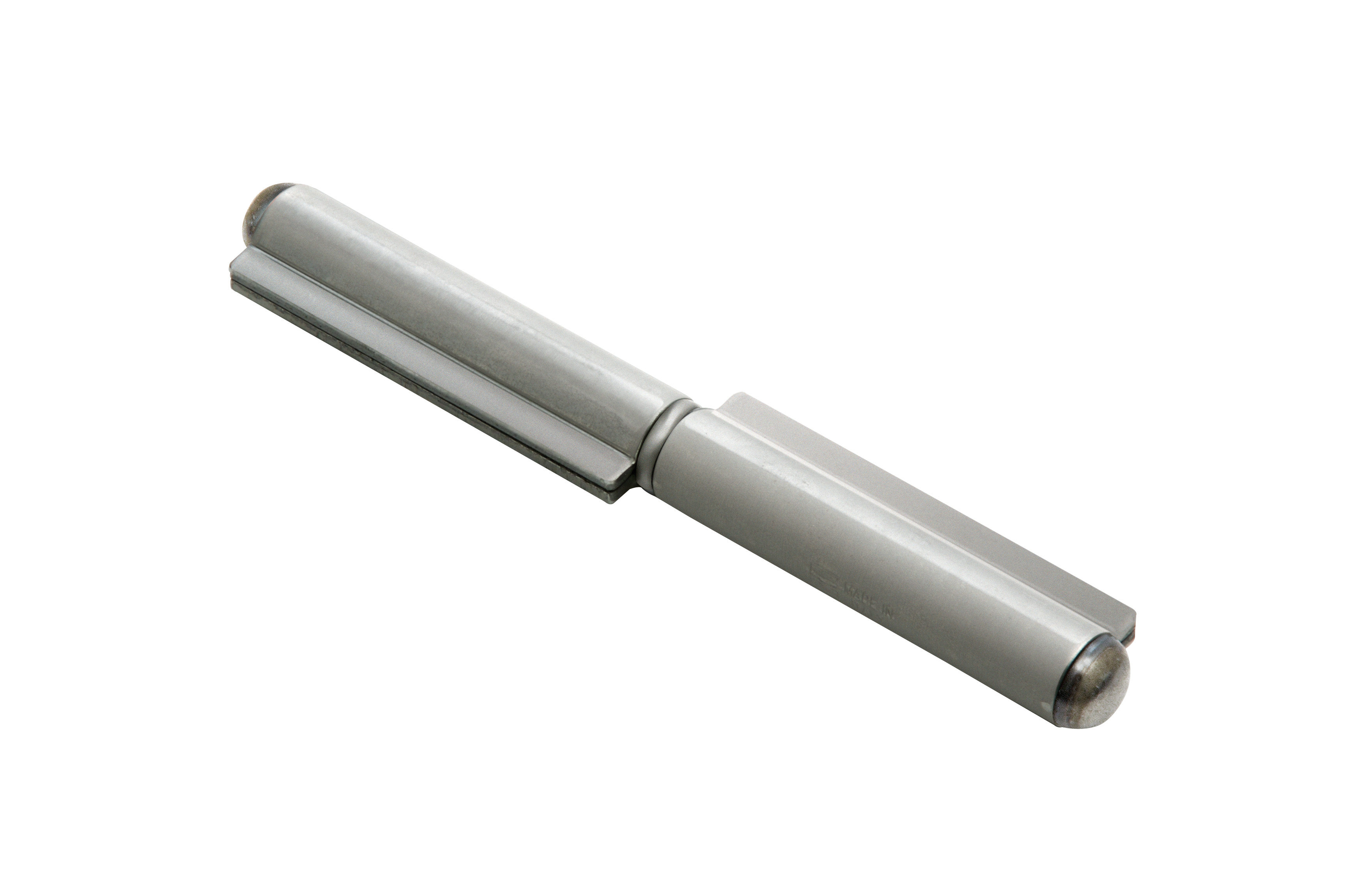 DOBRADIÇA PESADA DE DUAS ASAS COM TAMPÃO SOLDADO - INOX