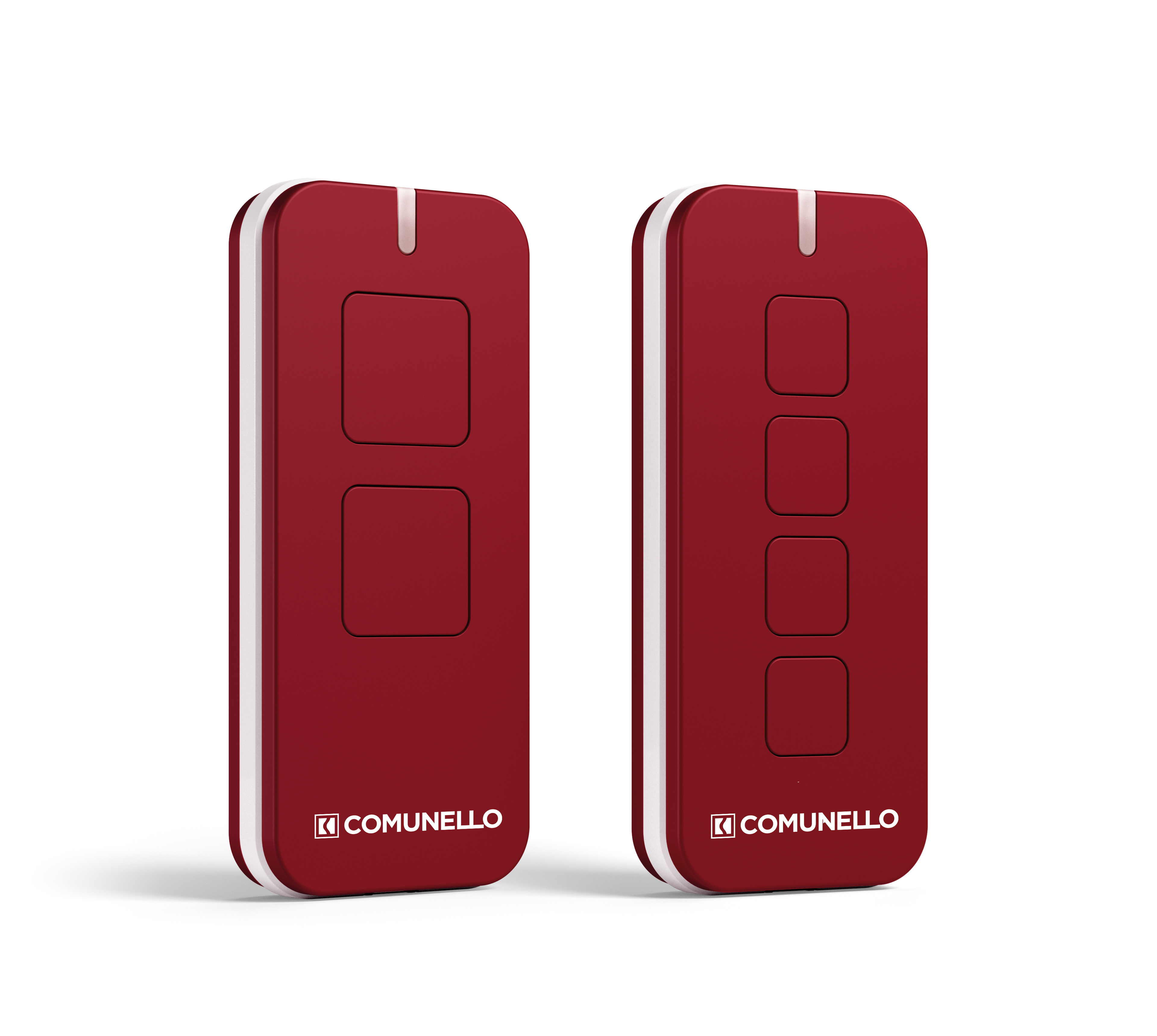 EMISSOR RÁDIO, CÓDIGO FIXO C/FUNÇÃO CÓPIA,2 CANAIS, VERMELHO
